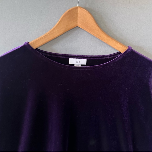 5 for $35 J.jill Velvet Top Blouse Shirt Size MP - Picture 3 of 4